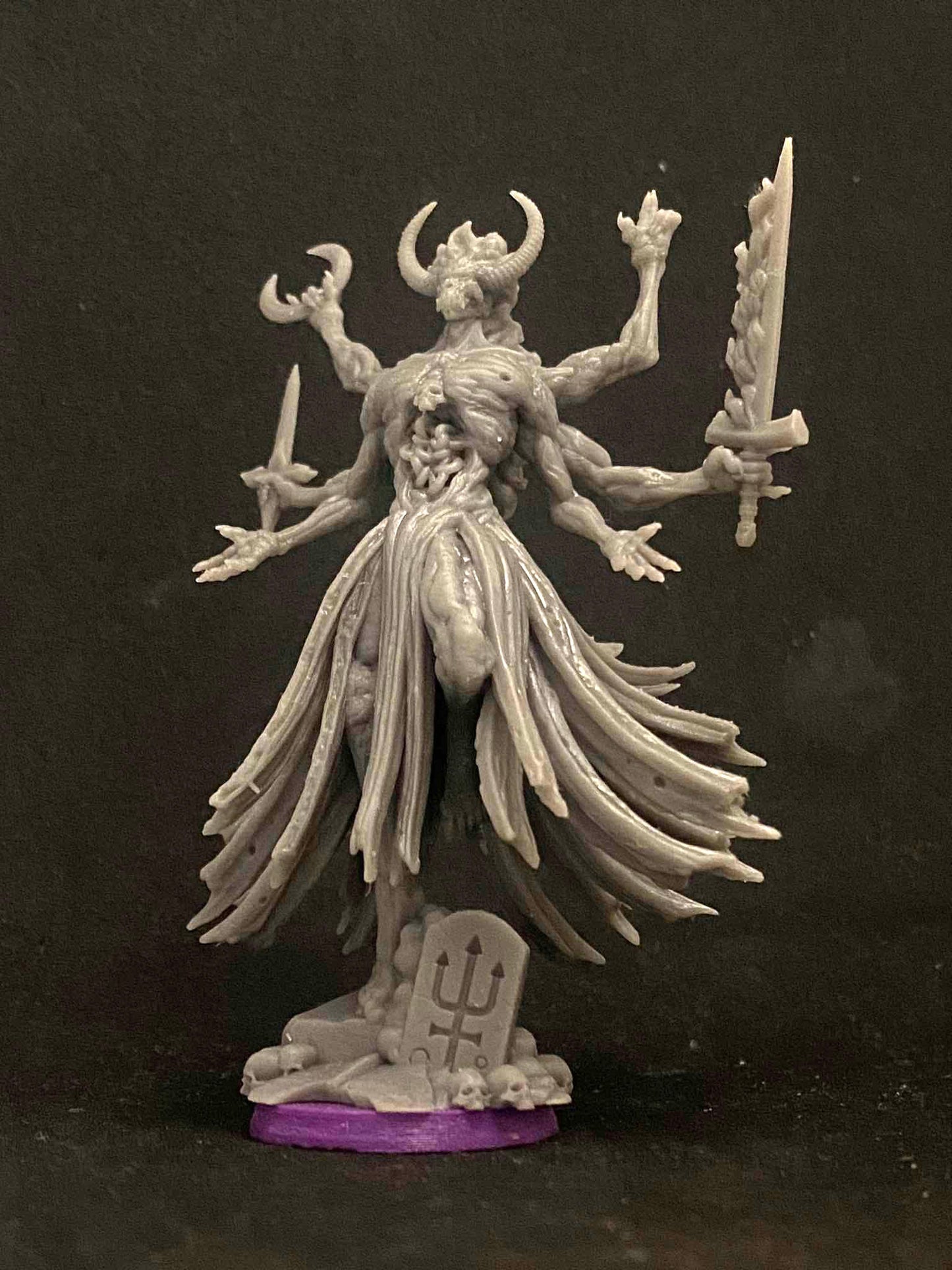 Baphomet Sorcerer | Trench Crusade | Papsikels Fantasy, Resin Miniature - Tabletop miniature - Fantasy Miniature - 32mm