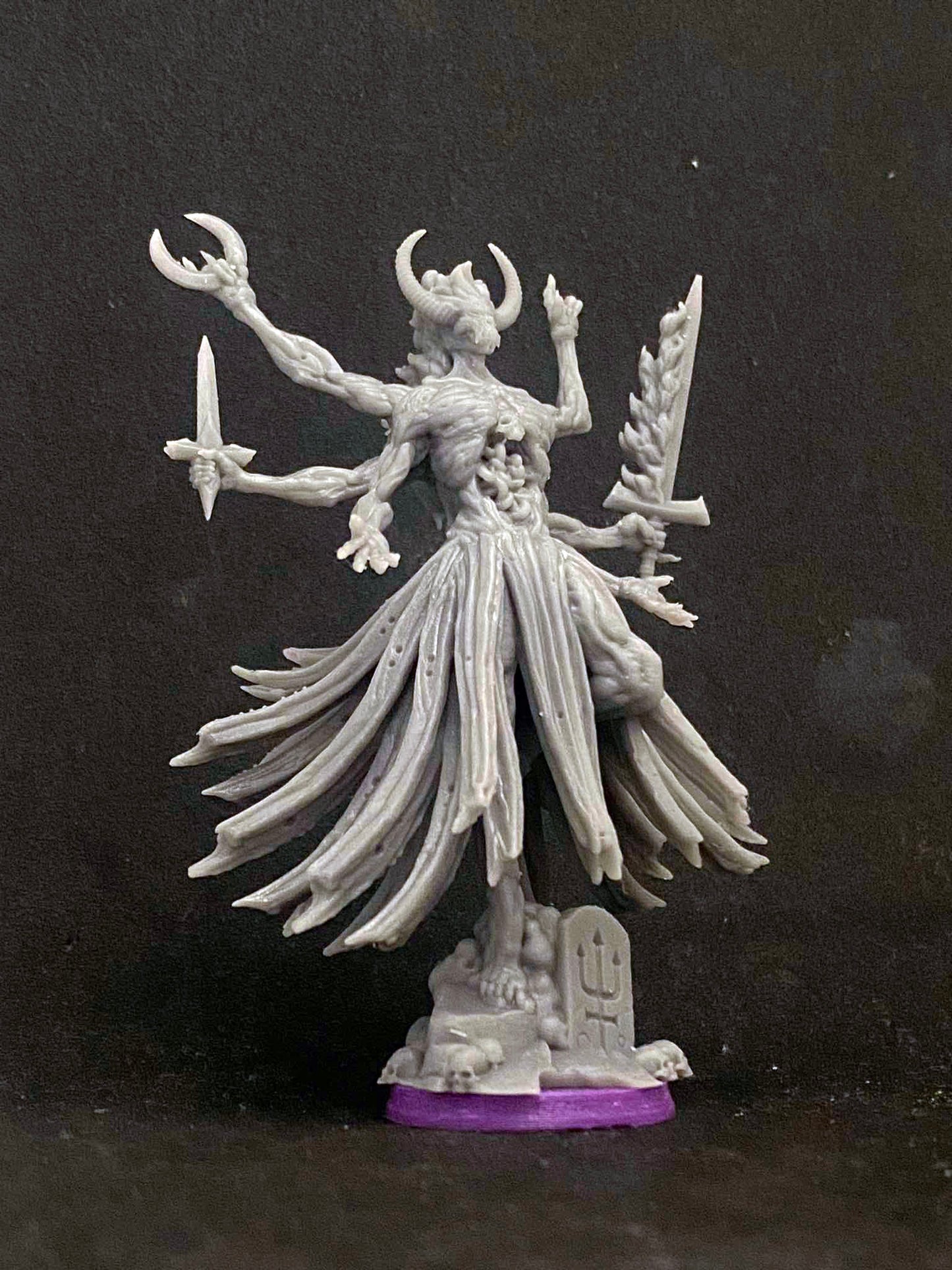 Baphomet Sorcerer | Trench Crusade | Papsikels Fantasy, Resin Miniature - Tabletop miniature - Fantasy Miniature - 32mm