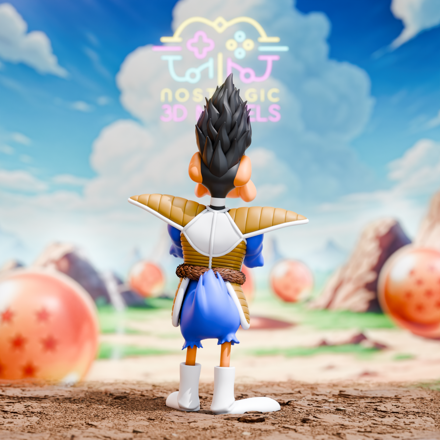 Looney Ball Z Crossover Resin Figures | DBZ x Looney Tunes Mashup | Nostalgic 3D Models | Fan Art Collectibles