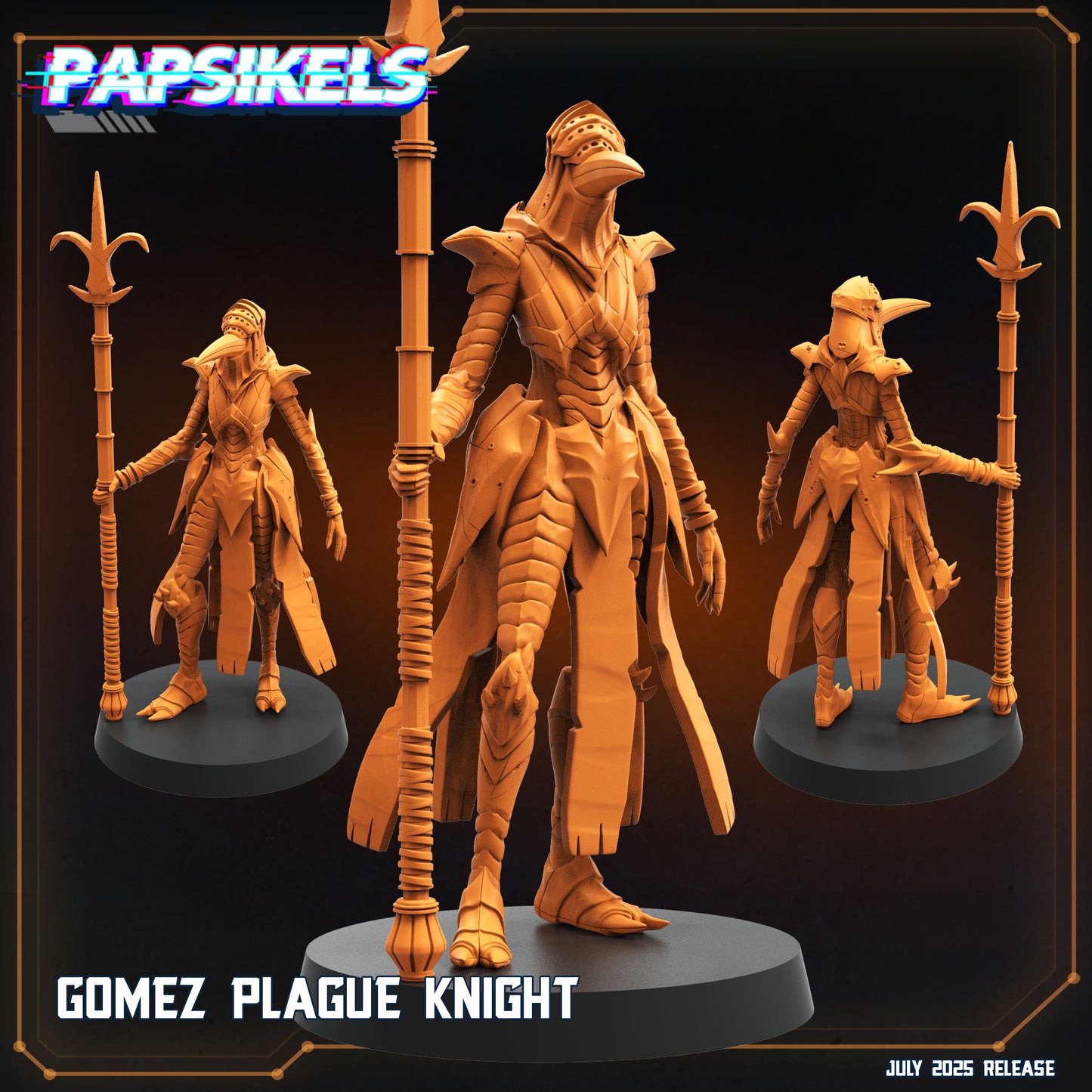 Plague Knights | Trench Crusade | Papsikels Fantasy, Resin Miniature - Tabletop miniature - Fantasy Miniature - 28mm or 32mm