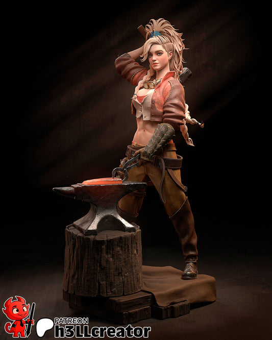 Gemma from Monster Hunter - Wilds (fan art) | Miniature scale 1:12 | h3LL Creator | DIY Model Kit
