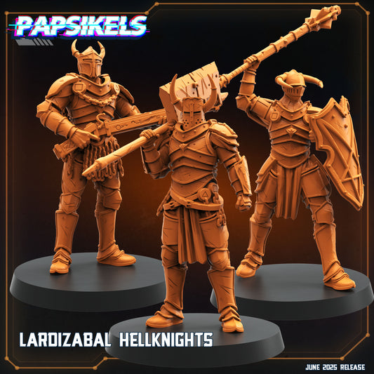 Lardizabal Hell Knights | Trench Crusade | Papsikels Fantasy, Resin Miniature - Tabletop miniature - Fantasy Miniature - 28mm or 32mm
