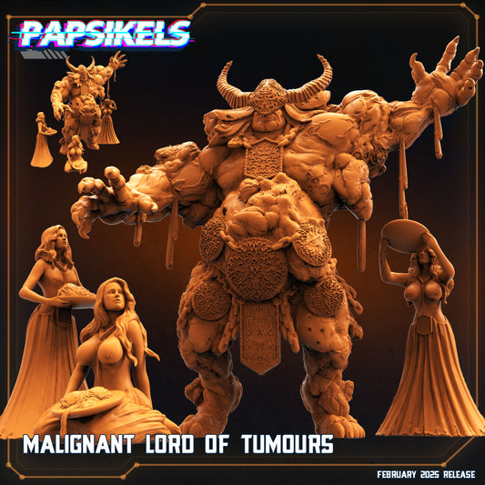 Malignant Lord of Tumours and Worshippers | Trench Crusade | Papsikels Fantasy, Resin Miniature - Tabletop miniature - Fantasy Miniature - 32mm (Copy)