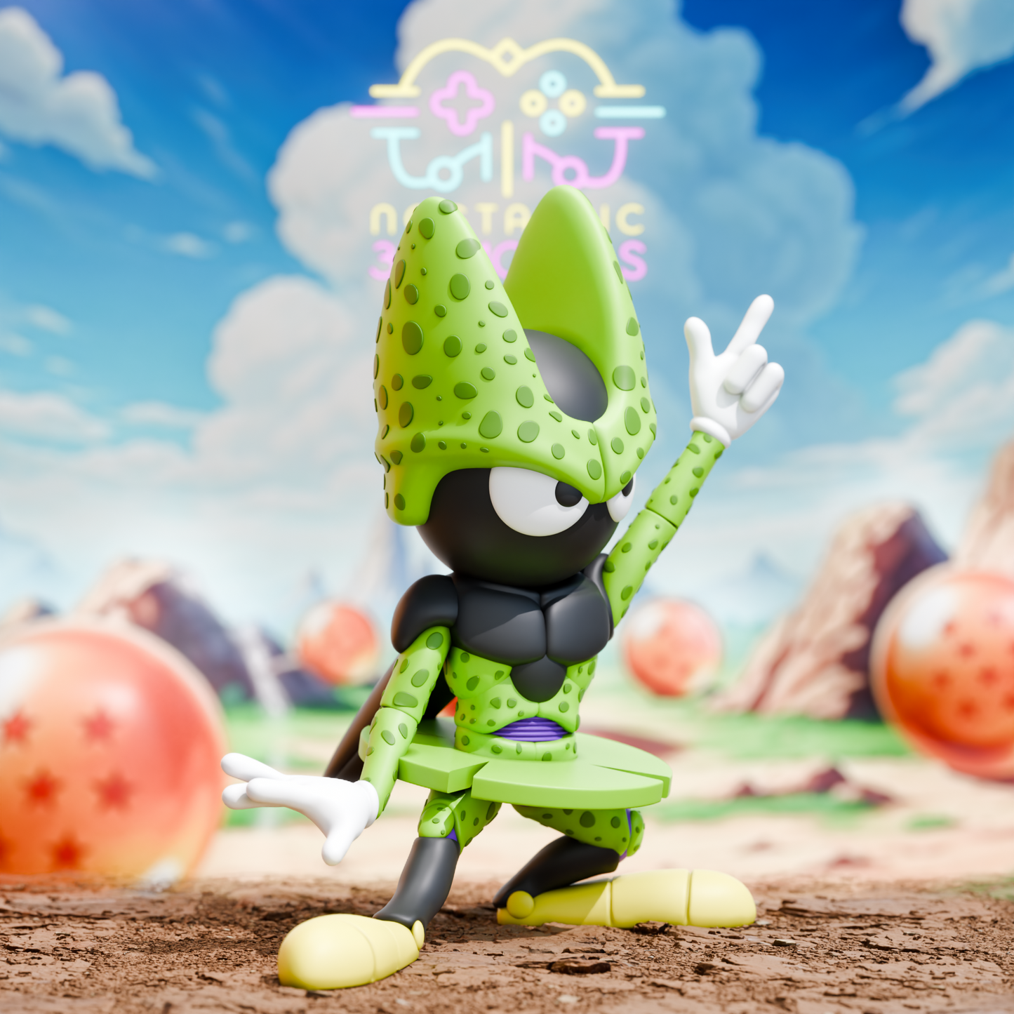 Looney Ball Z Crossover Resin Figures | DBZ x Looney Tunes Mashup | Nostalgic 3D Models | Fan Art Collectibles