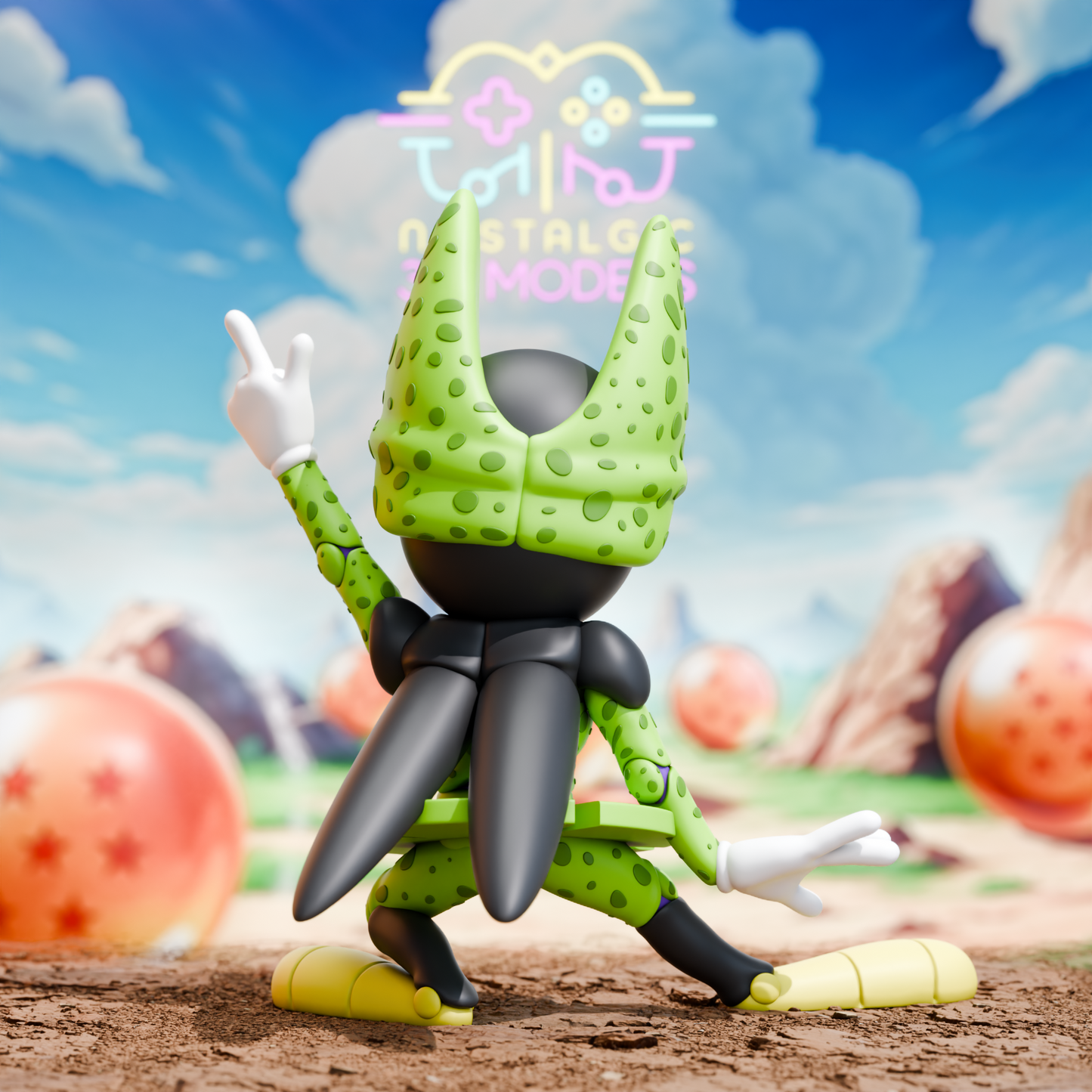 Looney Ball Z Crossover Resin Figures | DBZ x Looney Tunes Mashup | Nostalgic 3D Models | Fan Art Collectibles