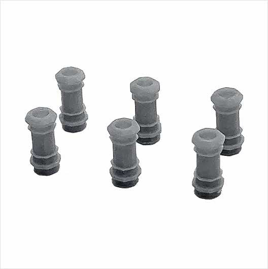 O Scale | Ready to Paint | Chimney Pots - Style 1 (6 pack)