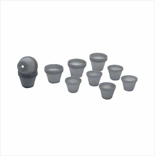 OO Scale Ready to Paint Terracotta Plant Pot (10 pack)