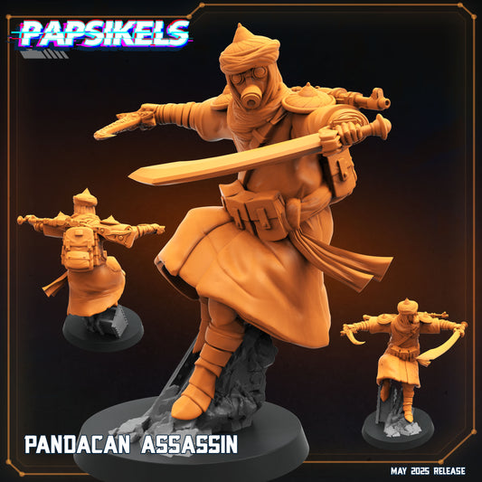 Pandacan Assassin | Trench Crusade | Papsikels Fantasy, Resin Miniature - Tabletop Mini - Fantasy Miniature - 32mm