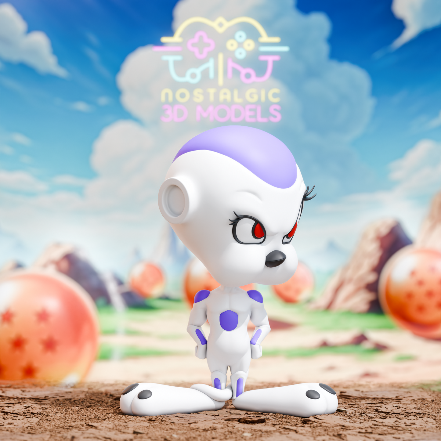 Looney Ball Z Crossover Resin Figures | DBZ x Looney Tunes Mashup | Nostalgic 3D Models | Fan Art Collectibles