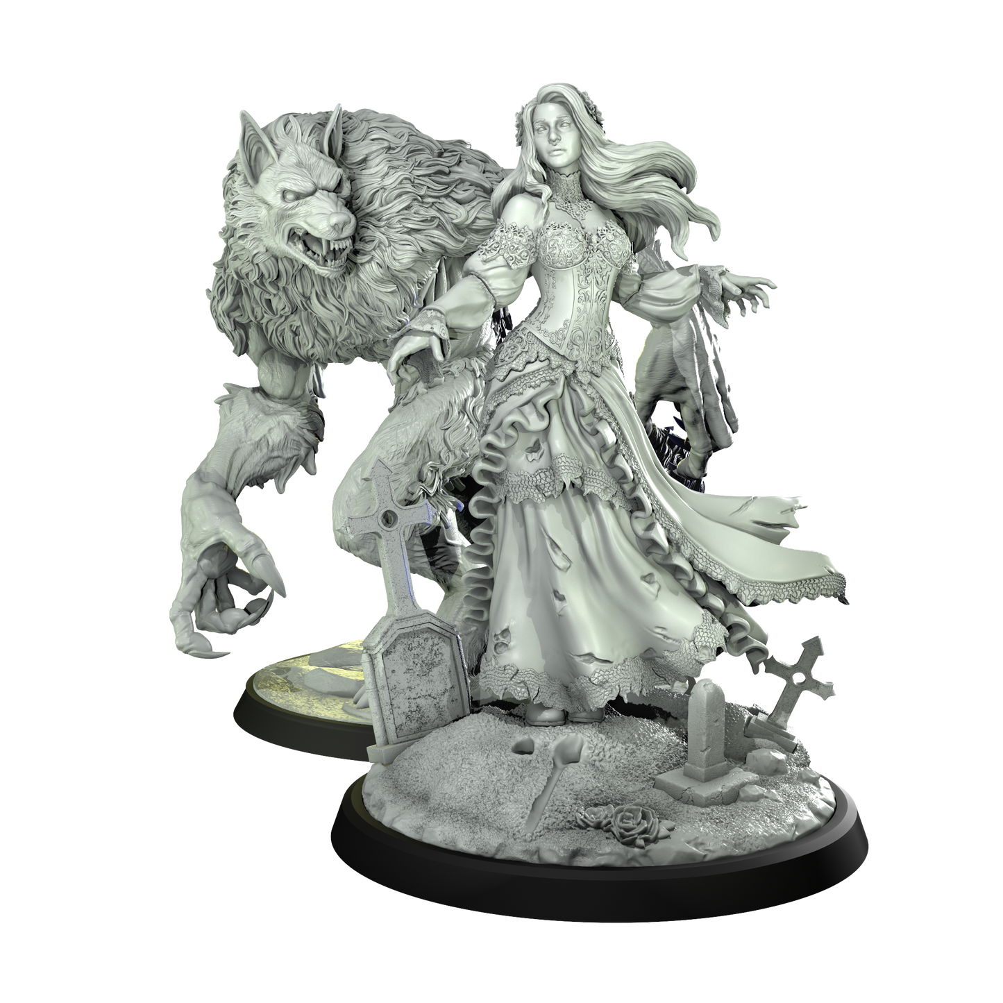 The Werewolf - 75mm Resin Figure, Cosmodo Minis, for RPG, TTRPG and Tabletop