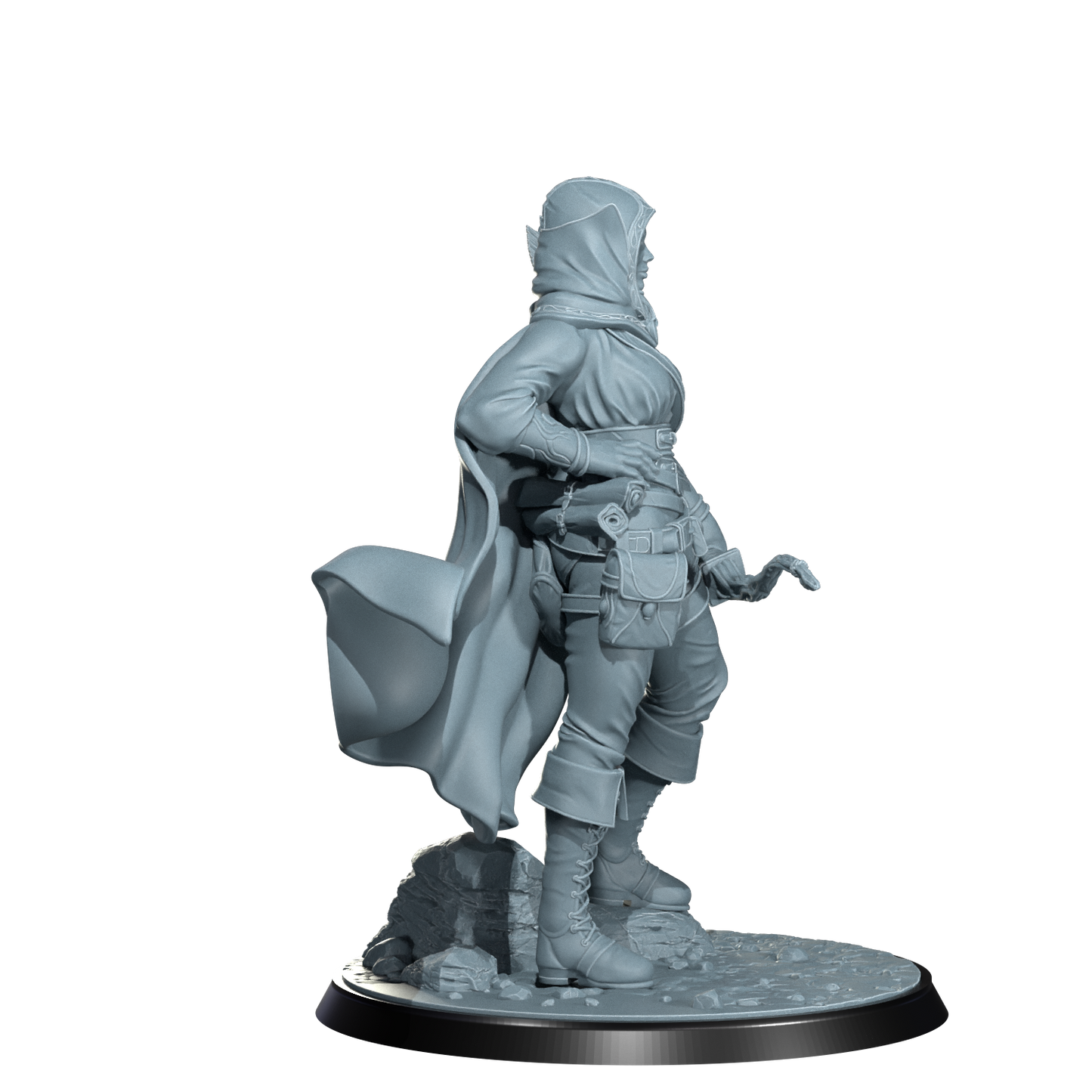 Arannis Windwhisper, Elven Ranger | Dungeons and Damsels | Cosmondo | 28mm, 32mm, 75mm | Dungeons & Dragons | TTRPG | RPG | Resin