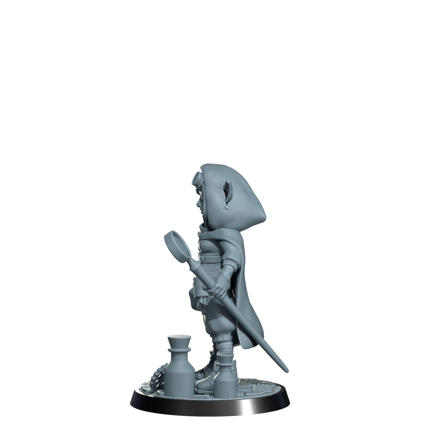 Nimbleton Cogspinner, Gnome Artificer | Dungeons and Damsels | Cosmondo | 28mm, 32mm, 75mm | Dungeons & Dragons | TTRPG | RPG | Resin