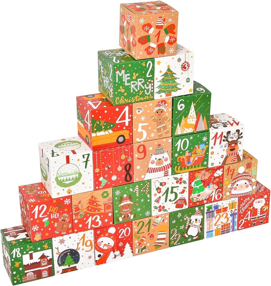 Resin Miniatures Christmas Advent Calendar - Choose your own - Sci-Fi, Dungeons and Dragons, Cyberpunk, 32mm - 24 Day Calendar - In Boxes