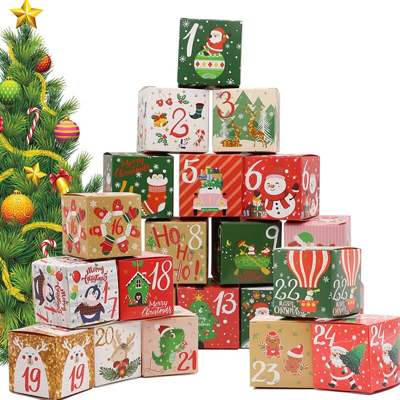 Resin Miniatures Christmas Advent Calendar - Choose your own - Sci-Fi, Dungeons and Dragons, Cyberpunk, 32mm - 24 Day Calendar - In Boxes