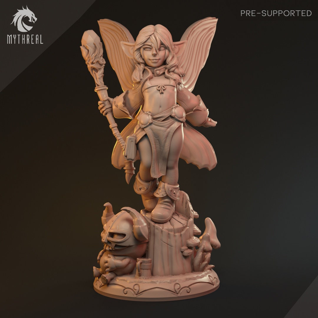 Hala - Pinup - Mysterious Witchcraft of Lionila Kickstarter | Mythreal Games | 75mm