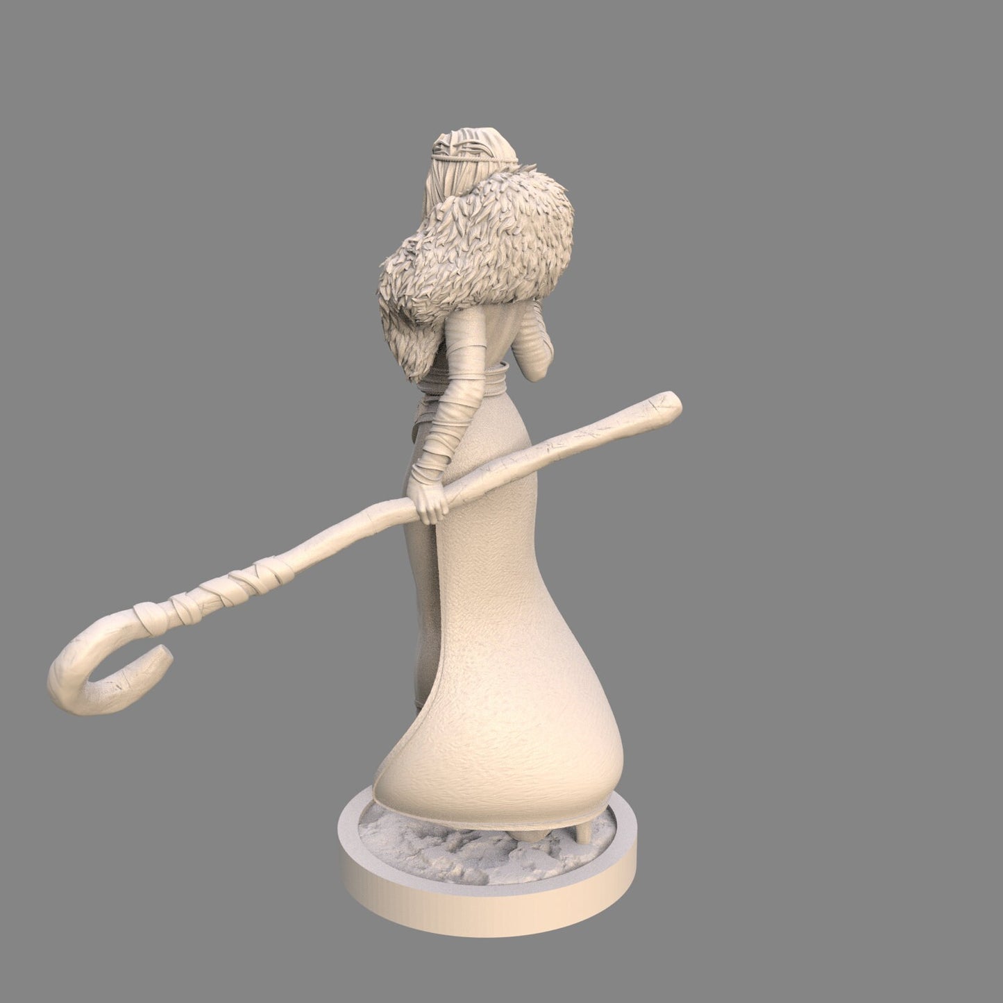 Isolde the Viking Enchantress - 75mm Fantasy Miniature | Ravi Sampath Kickstarter Collection