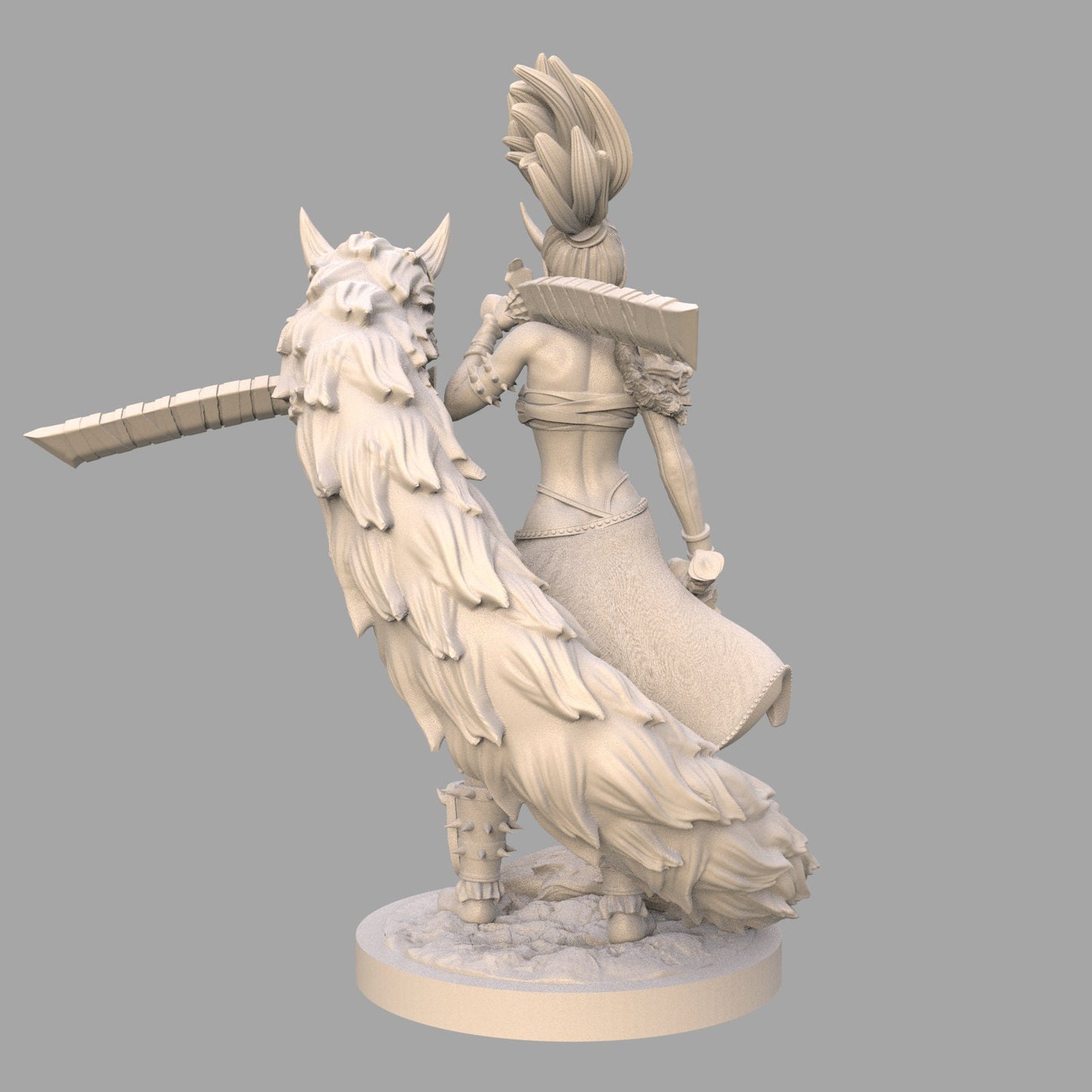 Sakura: Oni-Bound Samurai - 75mm Japanese Fantasy Girl Miniature for Collectors & Gamers