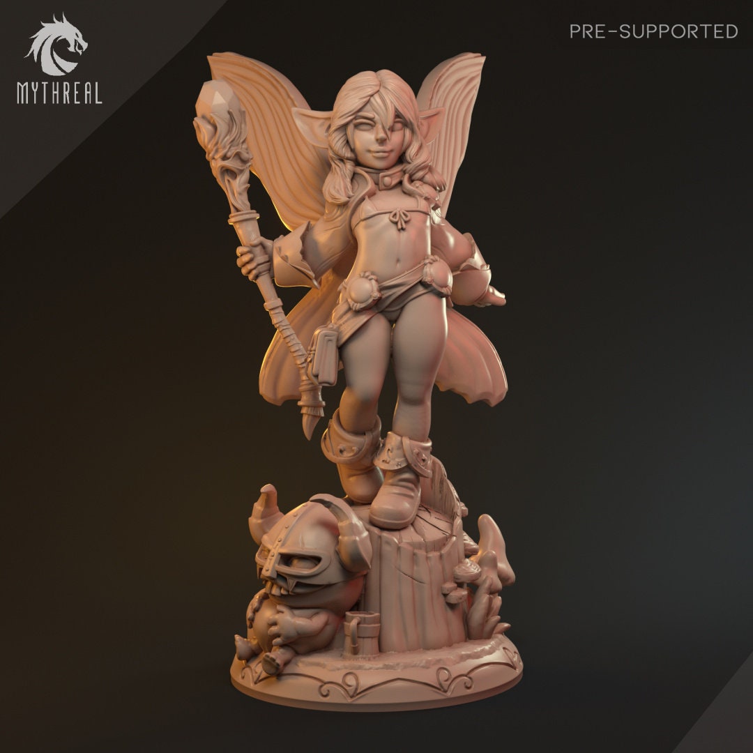 Hala - Pinup - Mysterious Witchcraft of Lionila Kickstarter | Mythreal Games | 75mm