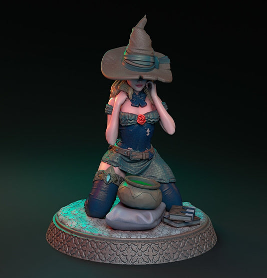Marina - Pinup - Mysterious Witchcraft of Lionila Kickstarter | Mythreal Games | 32mm or 75mm