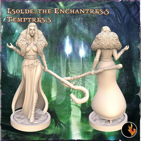 Isolde the Viking Enchantress - 75mm Fantasy Miniature | Ravi Sampath Kickstarter Collection