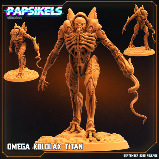 Kololax Titan Resin Miniature: Sci-Fi Tabletop RPG Figure for Xenowars and Alien-Inspired Games