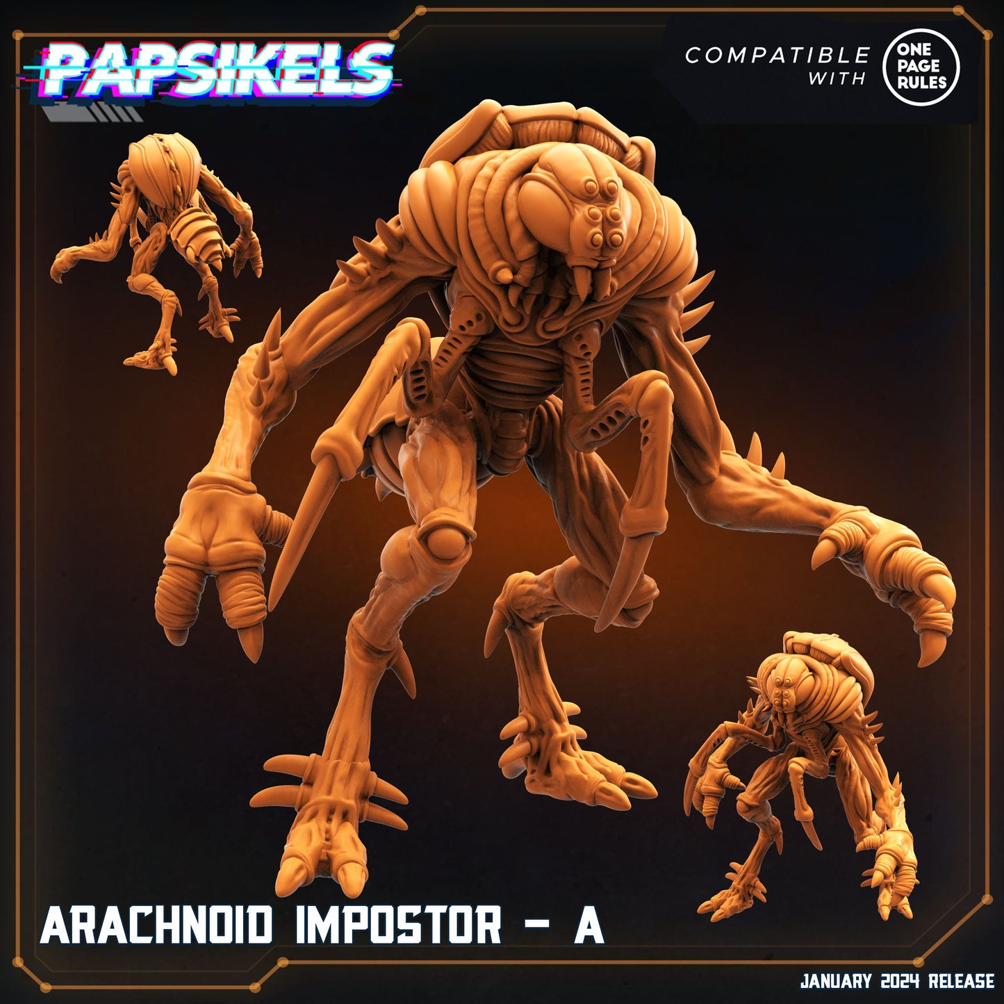 Arachnoid Impostors Dropship Troopers: 32mm Sci-Fi Miniatures for Tabletop Gaming & Painting