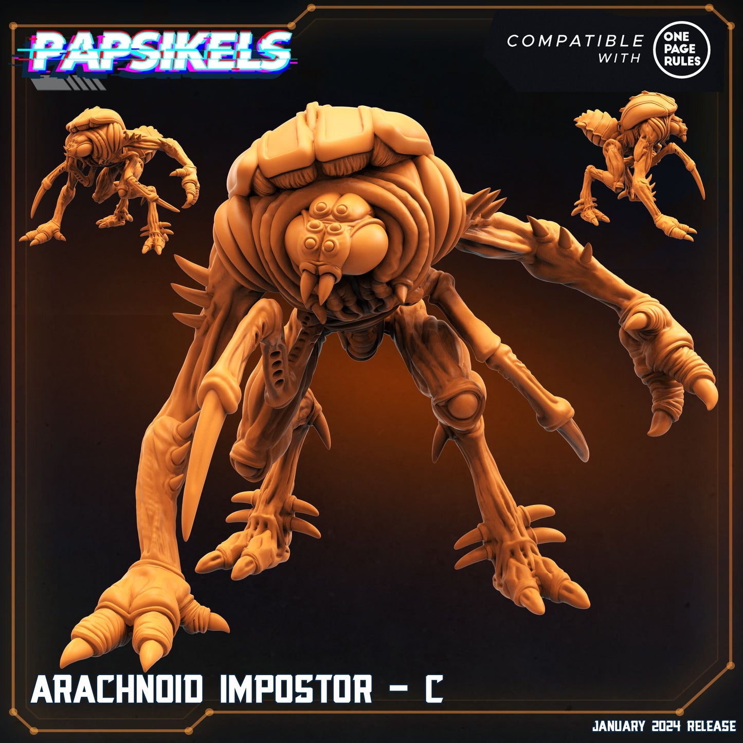 Arachnoid Impostors Dropship Troopers: 32mm Sci-Fi Miniatures for Tabletop Gaming & Painting