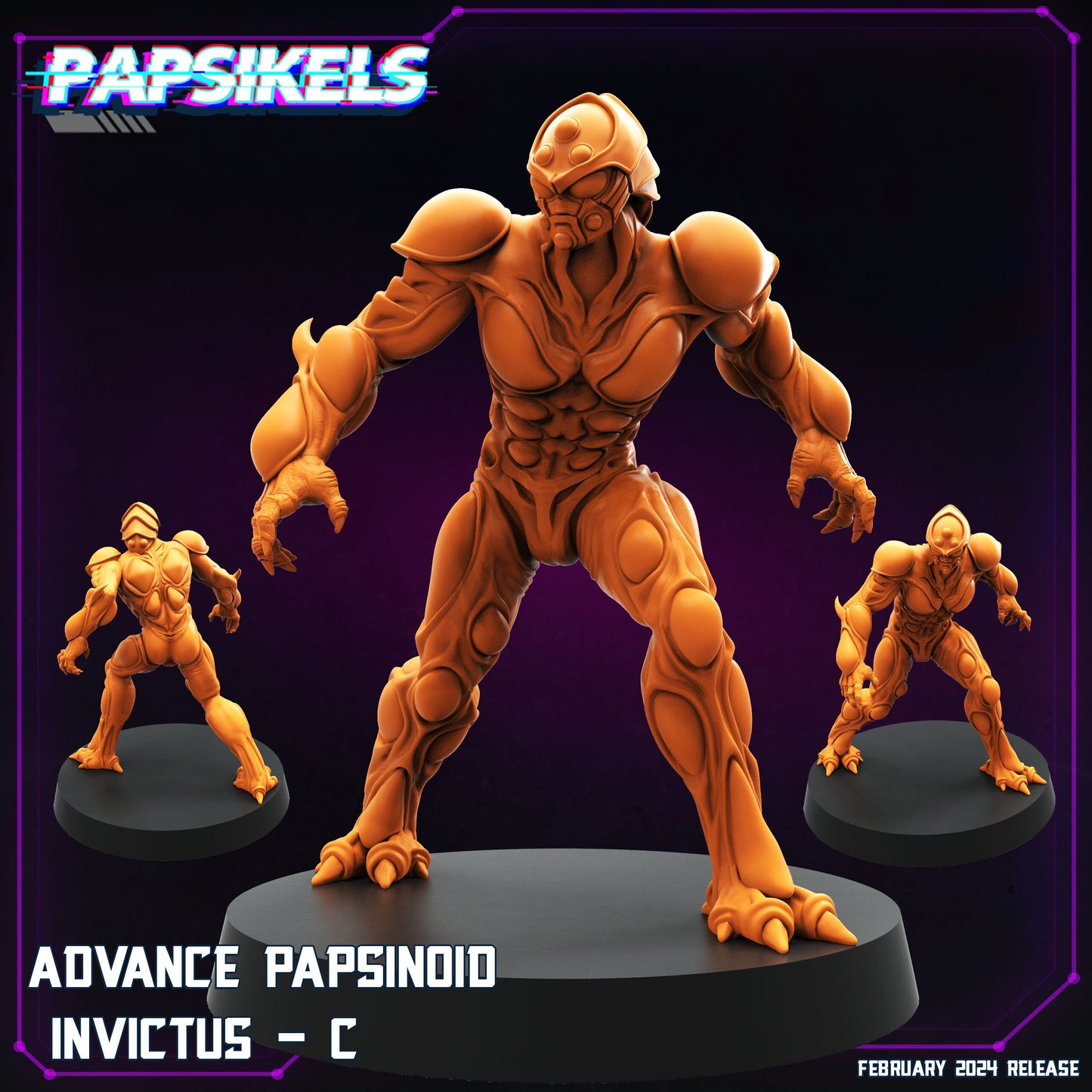 Cyberpunk, Advance Papsilord Invictus (Guyver), Papsikels, 32mm Mini
