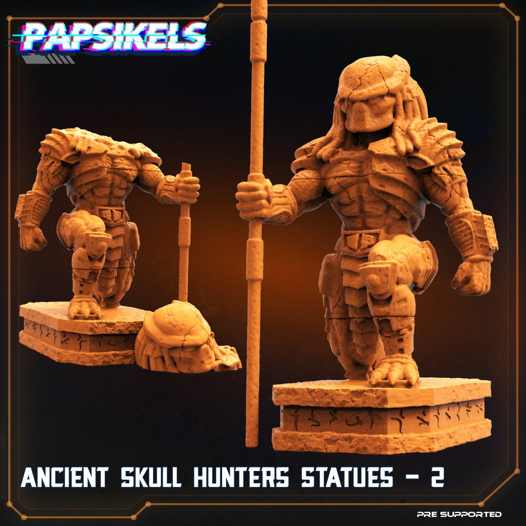Ancient Ckull Hunters Modular Terrain , Resin Miniature - Tabletop miniature - 32mm