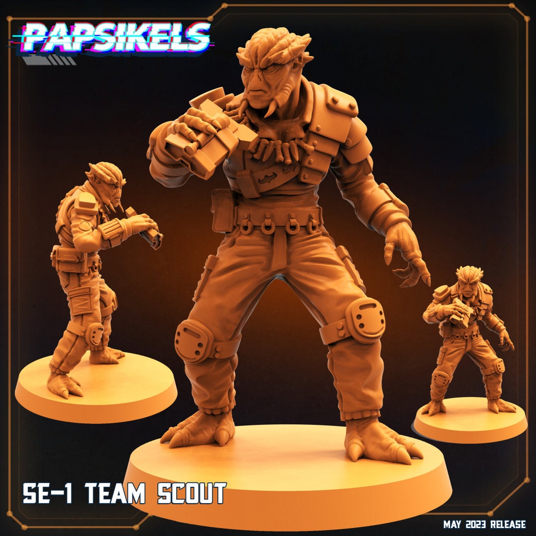 Star Entrance - SE-1 Team , Papsikels, 32mm Mini