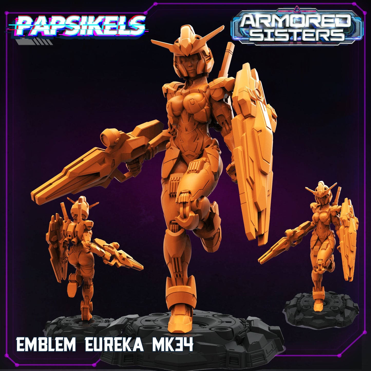 Papsikels Armored Sisters Campaign, Papsikels, 32mm or 75mm Mini