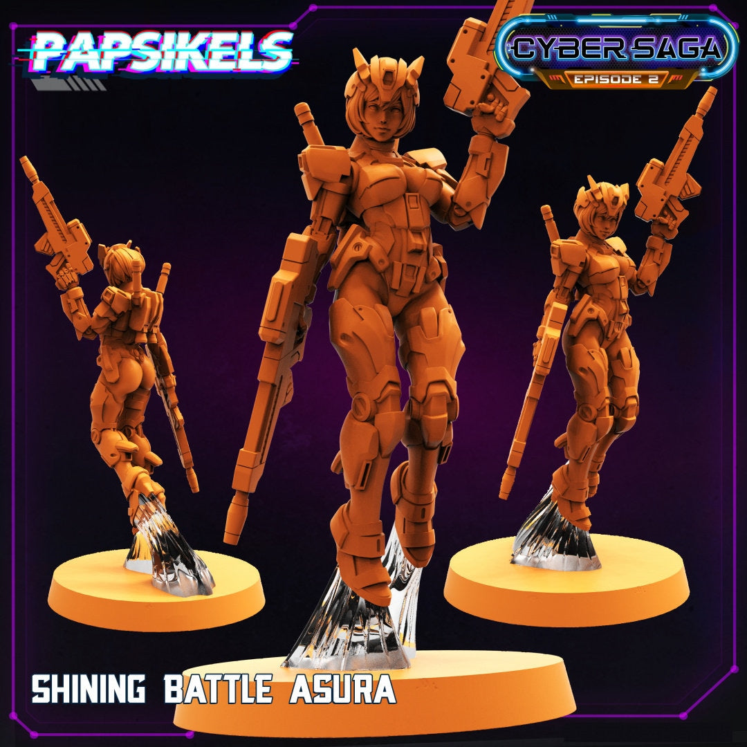 Cyberpunk, Cybersaga Shining Battle Asura, Papsikels, 32mm Mini