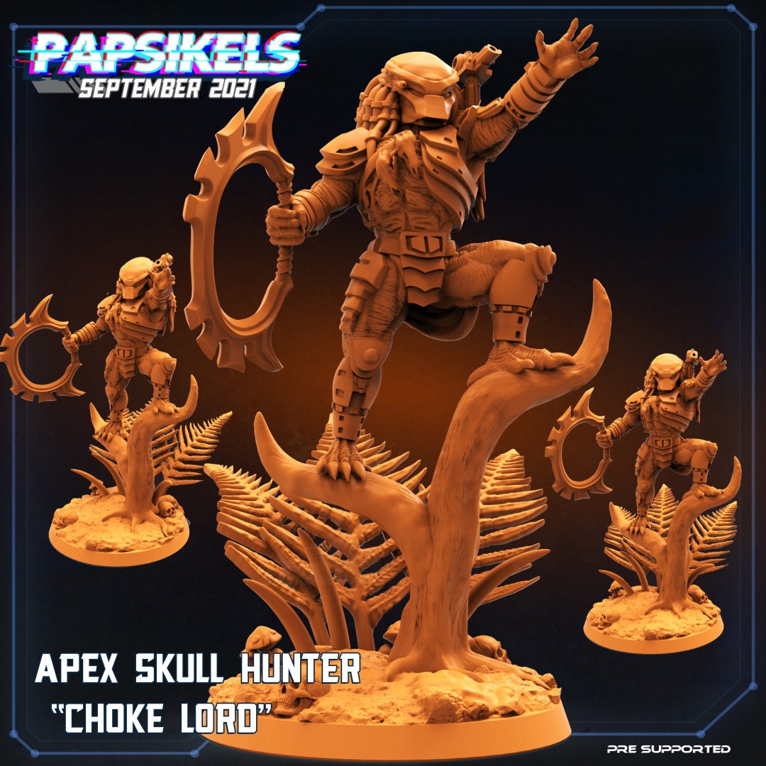 Skull Hunters - Sergio Lo Clan - Choke Apprentices, Papsikels, Resin - Tabletop miniature - 32mm