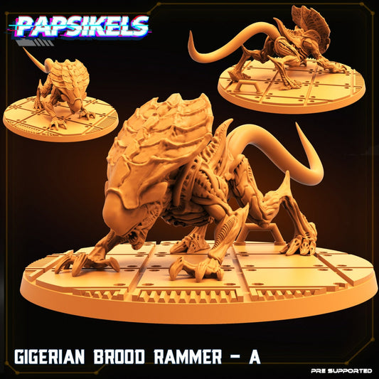 Gigerian Brood Rammer A | Papsikels, 32mm Mini