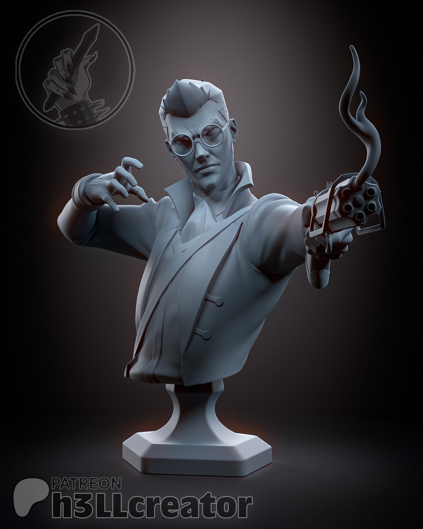 Percival de Rolo Miniature - Critical Role Fan Art DIY Model Kit - 1:15 Scale Legends of Vox Machina