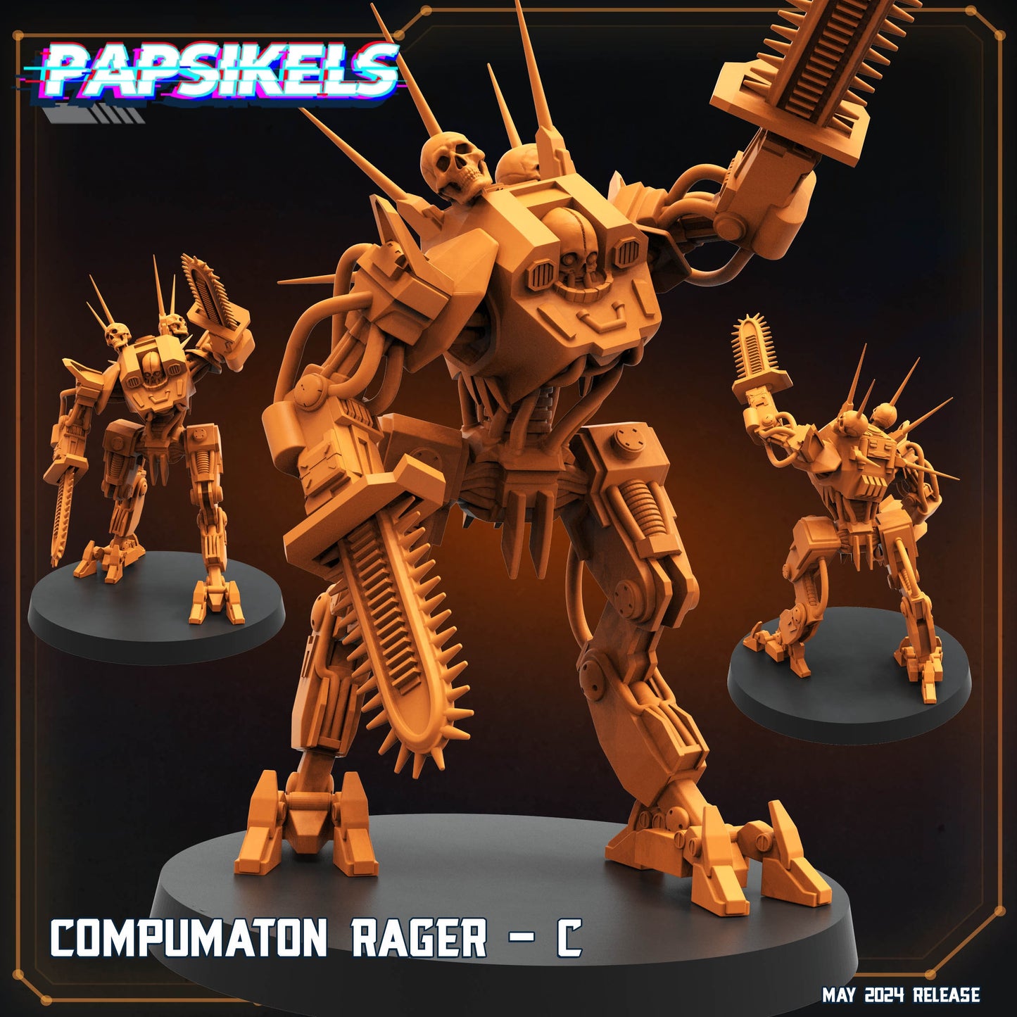 Compumaton Ragers | Helljumpers | Papsikels | 32mm Miniature