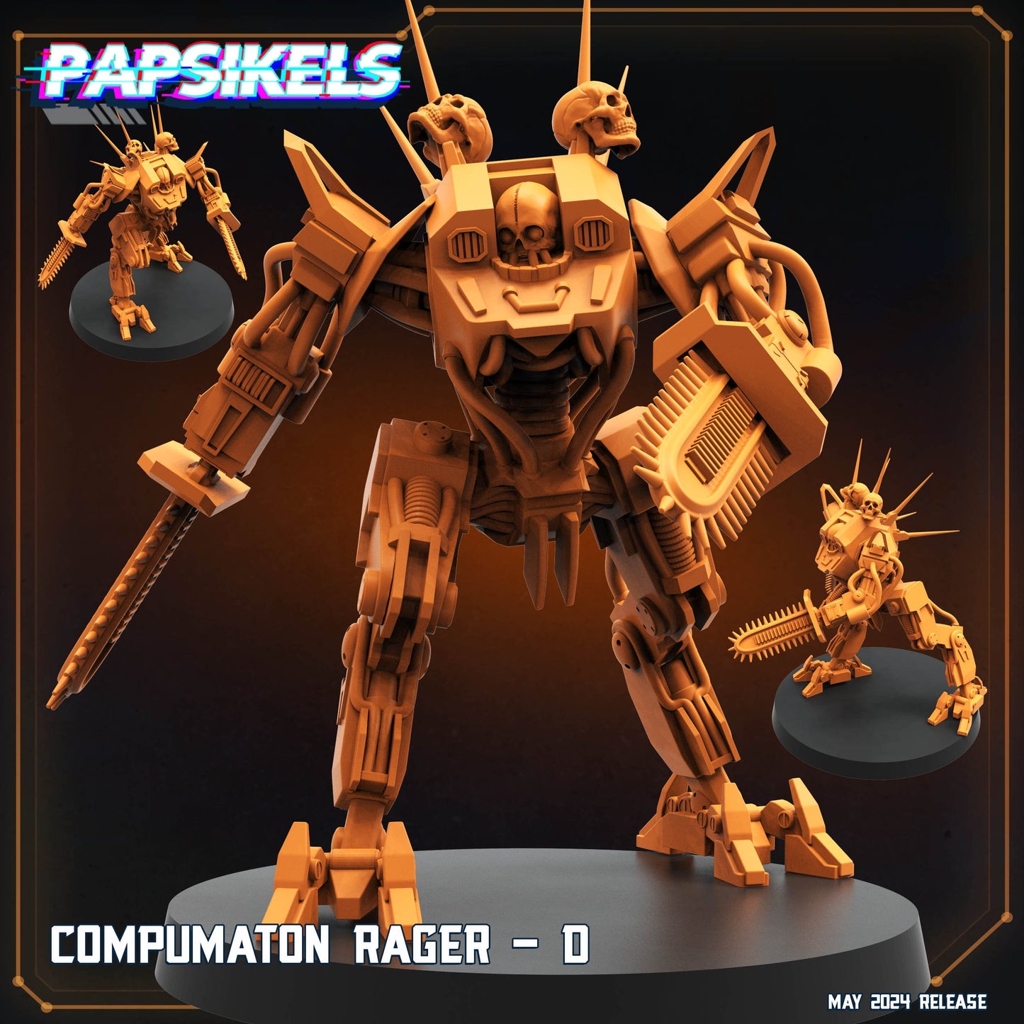 Compumaton Ragers | Helljumpers | Papsikels | 32mm Miniature