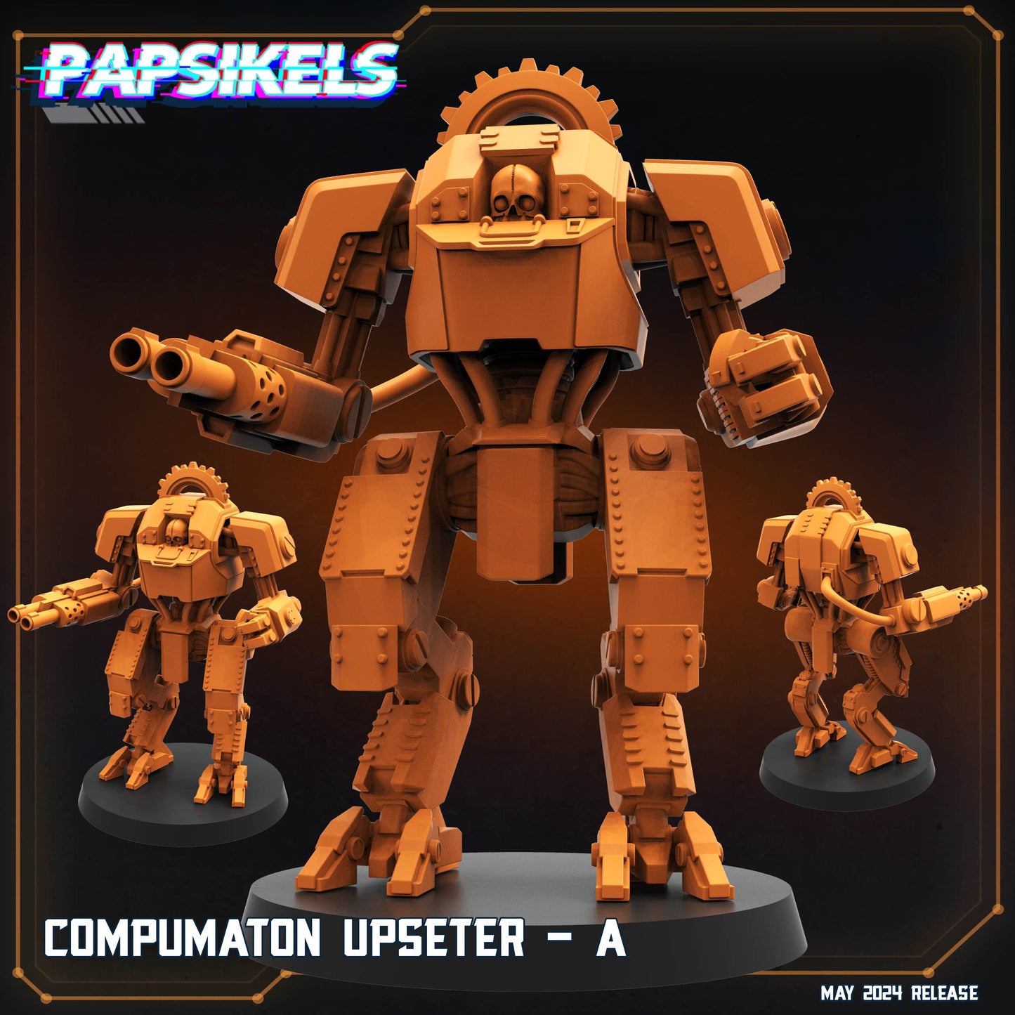 Compumaton Upseter| Helljumpers | Papsikels | 32mm Miniature