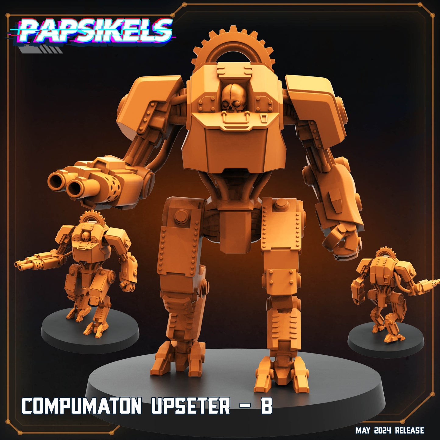 Compumaton Upseter| Helljumpers | Papsikels | 32mm Miniature