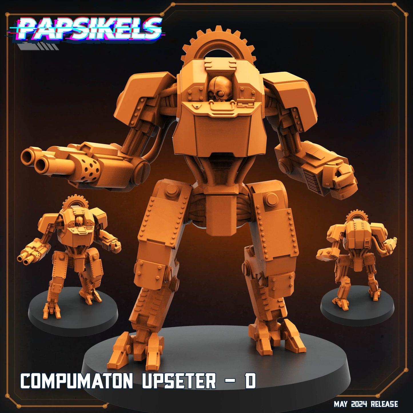 Compumaton Upseter| Helljumpers | Papsikels | 32mm Miniature