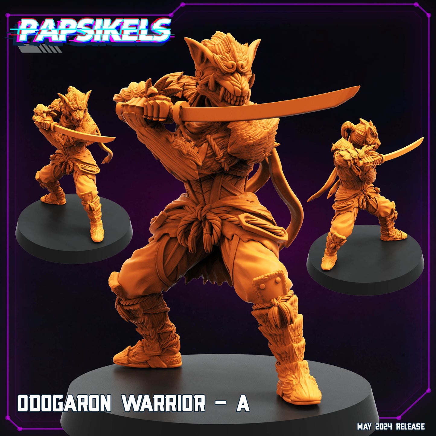 Cyberpunk, Odogaron Warriors - Anime, Papsikels, 32mm Mini