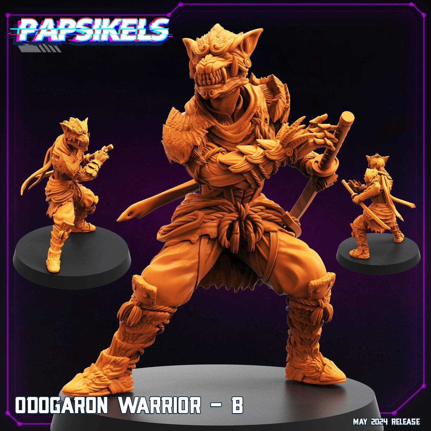 Cyberpunk, Odogaron Warriors - Anime, Papsikels, 32mm Mini