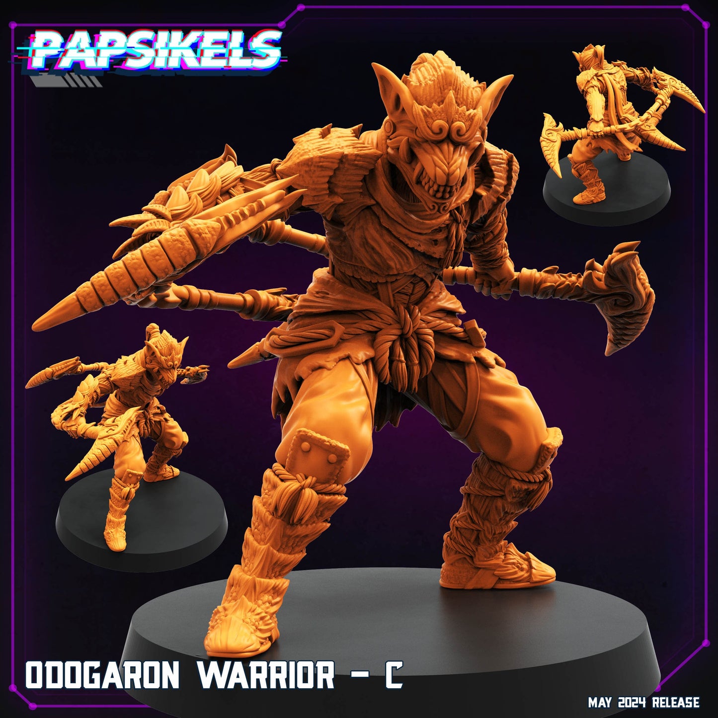 Cyberpunk, Odogaron Warriors - Anime, Papsikels, 32mm Mini