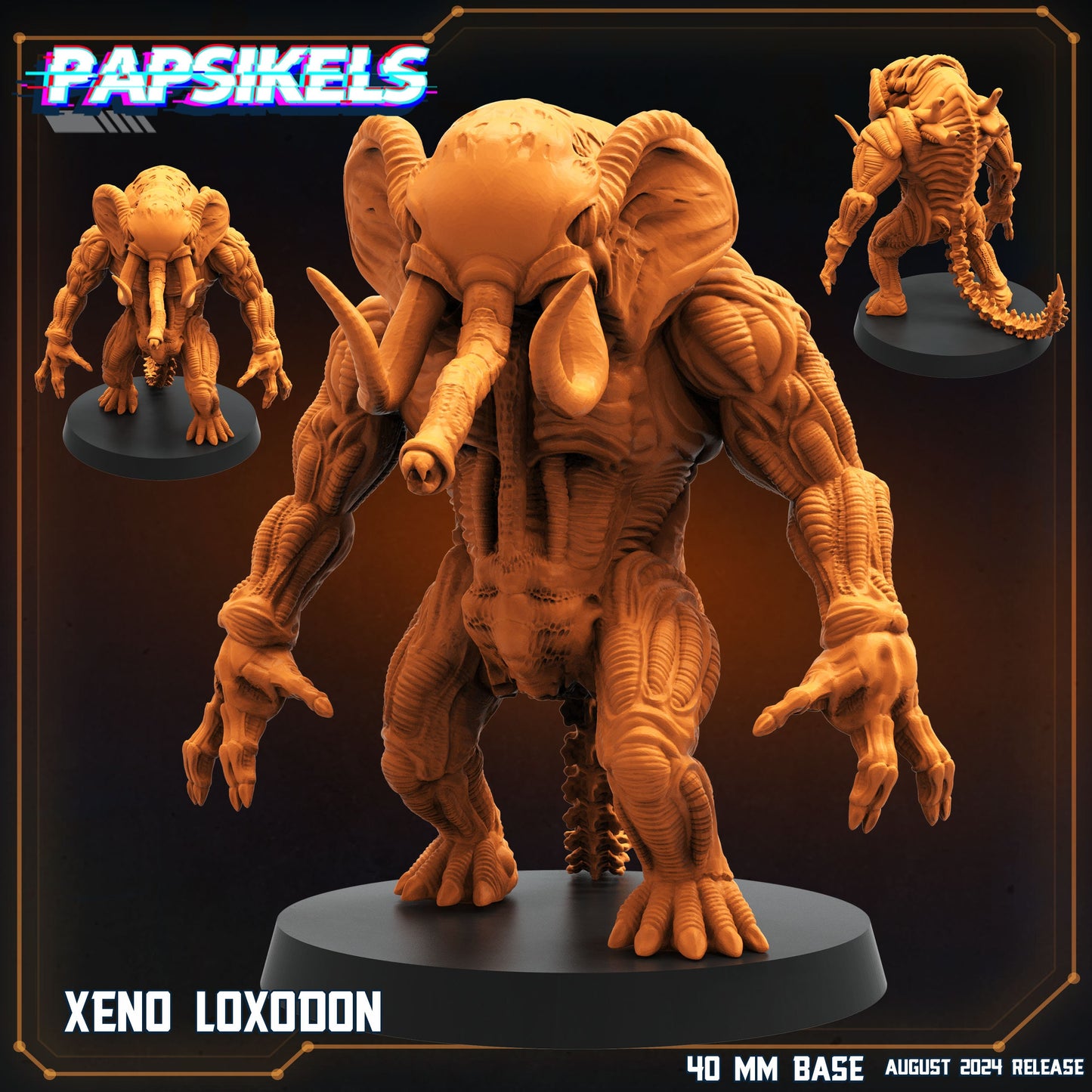 Xenomorph Xeno Loxodon, Papsikels Miniature