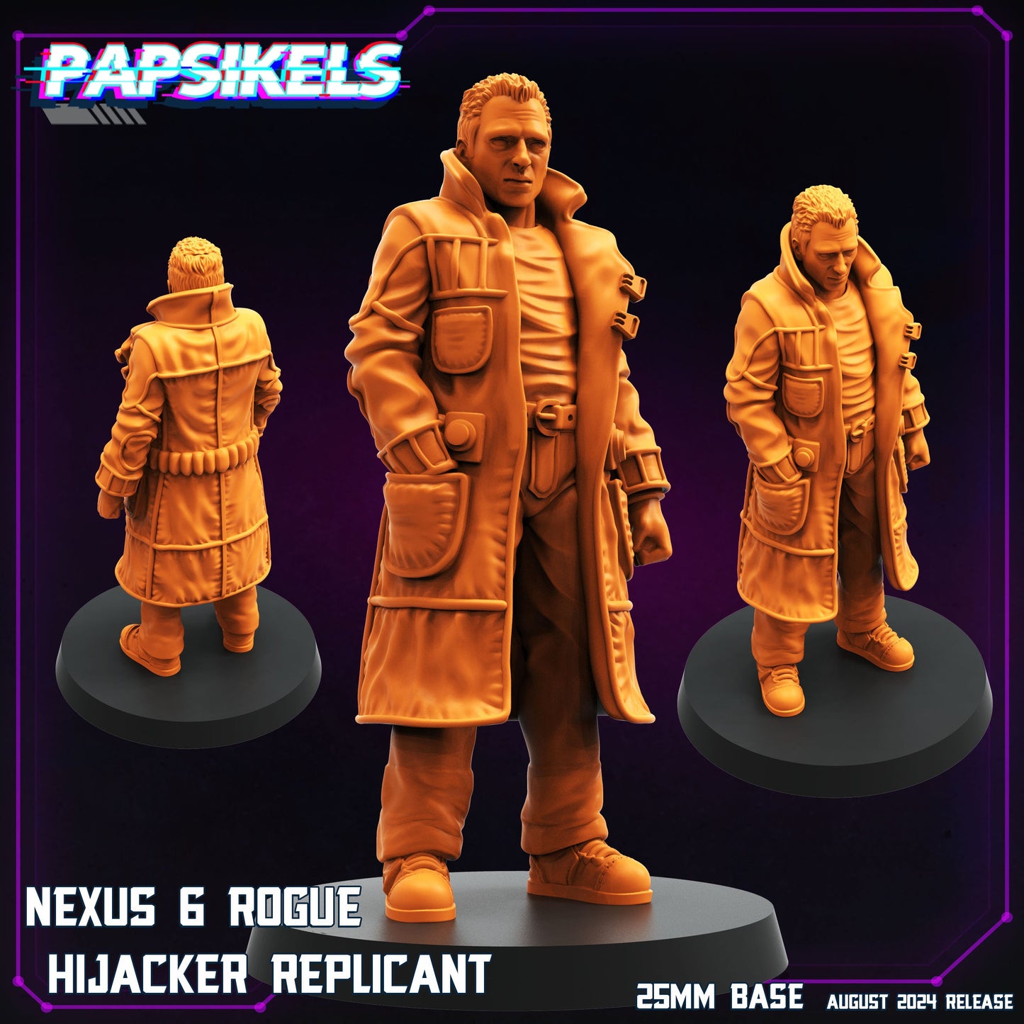 Cyberpunk, Blade Runner Nexus 6 Replicants , Papsikels, 32mm Mini