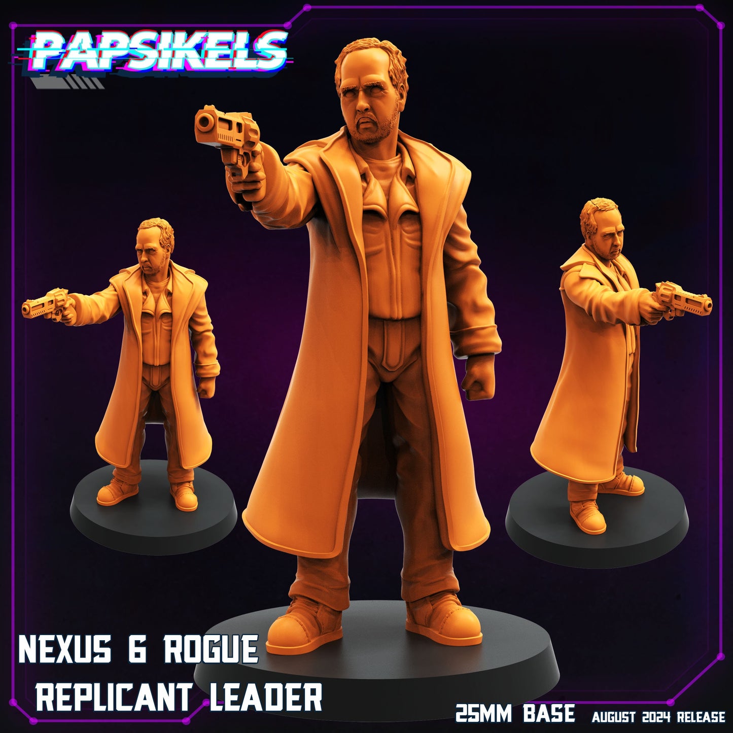 Cyberpunk, Blade Runner Nexus 6 Replicants , Papsikels, 32mm Mini