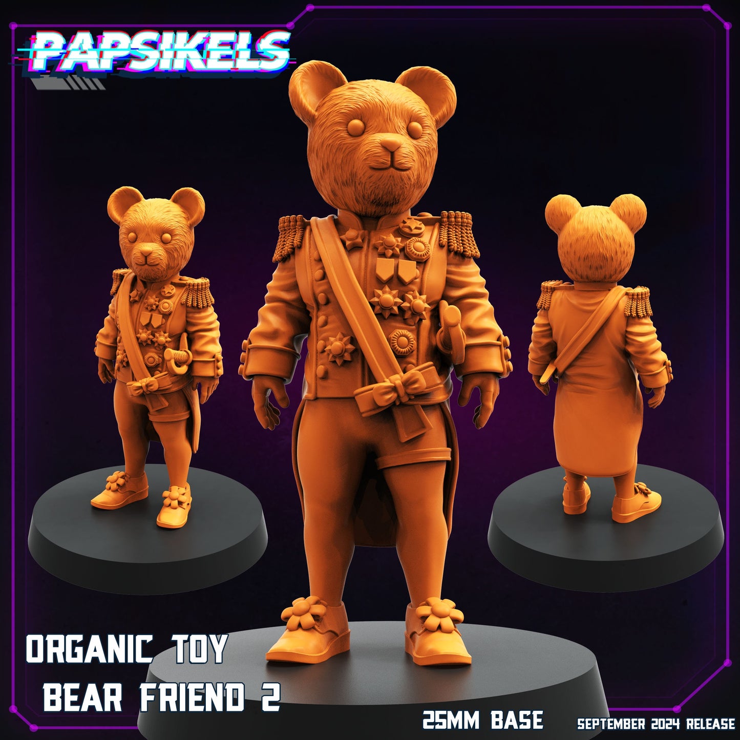 Organic Toy Friends | Papsikels, Resin Miniature - Tabletop miniature - Fantasy Miniature - 32mm