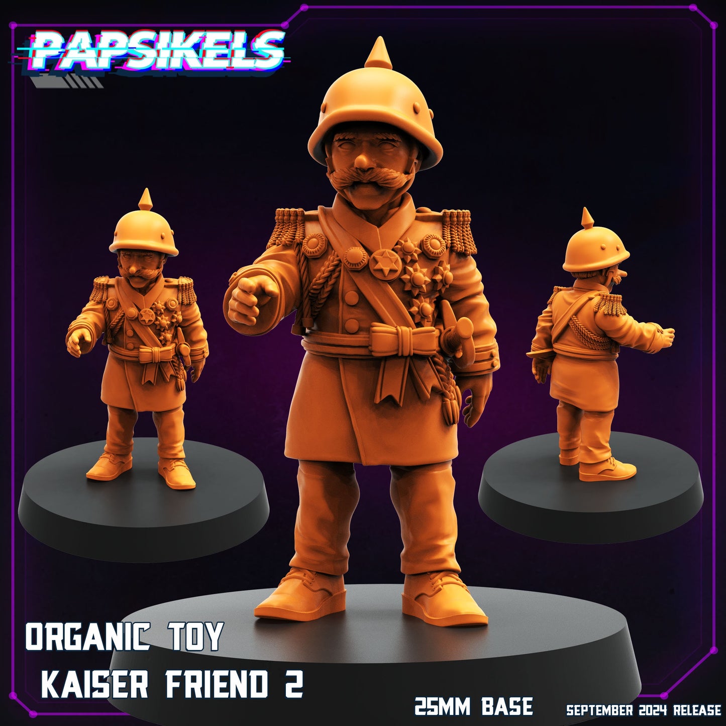 Organic Toy Friends | Papsikels, Resin Miniature - Tabletop miniature - Fantasy Miniature - 32mm