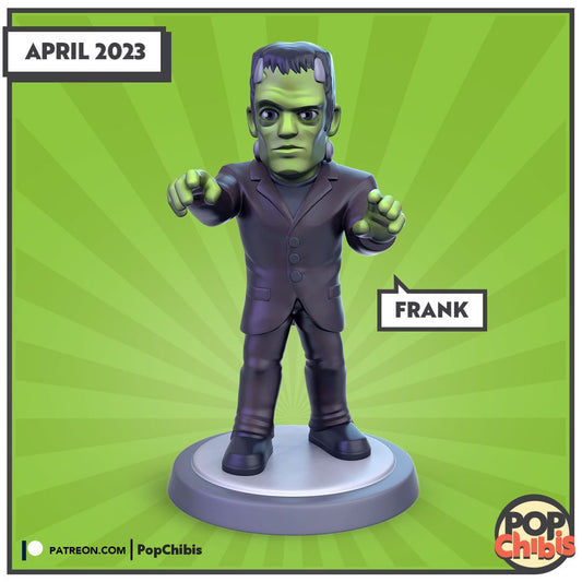 Frankenstein Chibi | KS | 75mm Scale | Pop Minis | Pop Chibis | Resin Miniatures