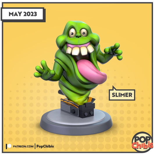 Ghostbusters - Slimer Chibi | KS | 75mm Scale | Pop Minis | Pop Chibis | Resin Miniatures